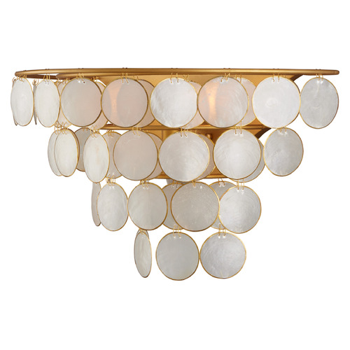 Currey and Company Lighting Currey and Company Tom Caldwell Bon Vivant Natural / Gold Sconce 5000-0223