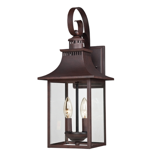 Chancellor Outdoor Wall Light in Copper Bronze by Quoizel Lighting