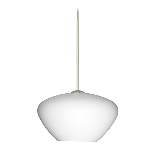 Besa Lighting Peri Satin Nickel LED Mini-Pendant Light