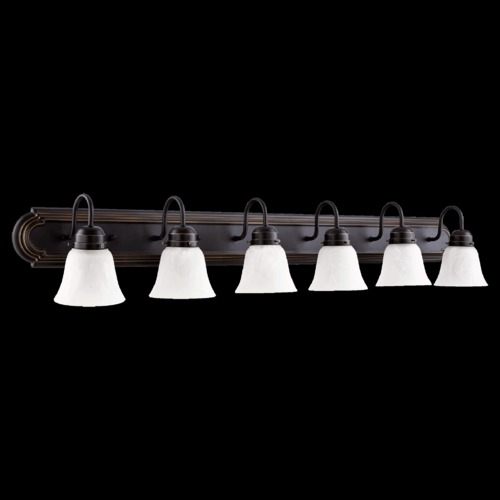 Quorum Lighting Old World Bathroom Light by Quorum Lighting 5094-6-195