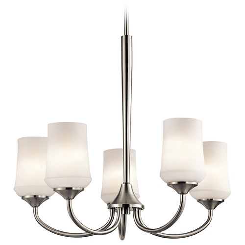 Aubrey 5-Light Chandelier in Brushed Nickel by Kichler Lighting