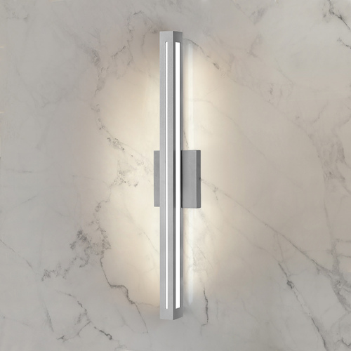 Hinkley Vue Titanium LED Bathroom Light - Vertical Mounting Only 12314TT