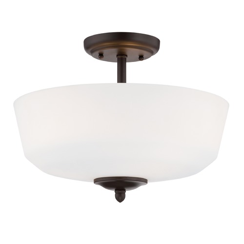 Designers Fountain Lighting Designers Fountain Darcy Oil Rubbed Bronze Semi-Flushmount Light 15006-SF-34