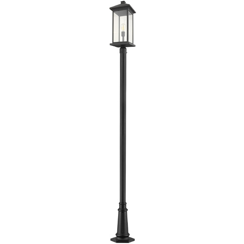 Z-Lite Portland Black Post Light by Z-Lite 531PHBXLR-557P-BK