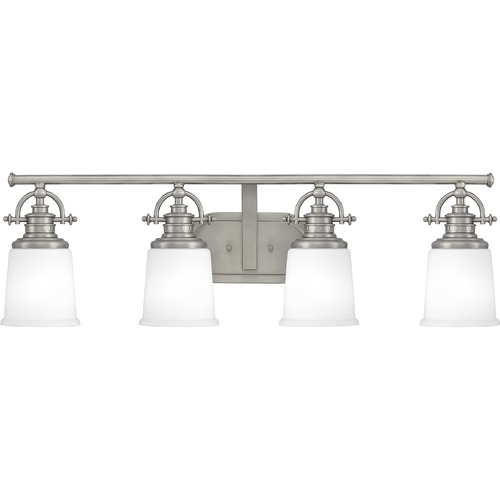 Quoizel Lighting Grant Antique Nickel Bathroom Light by Quoizel Lighting GRT8604AN