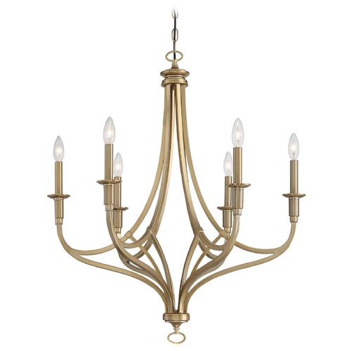 Covent Park Brushed Honey Gold Chandelier by Minka Lavery