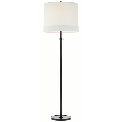 Visual Comfort Signature Collection Visual Comfort Signature Collection Simple Scallop Bronze Floor Lamp with Drum Shade BBL1023BZ-L