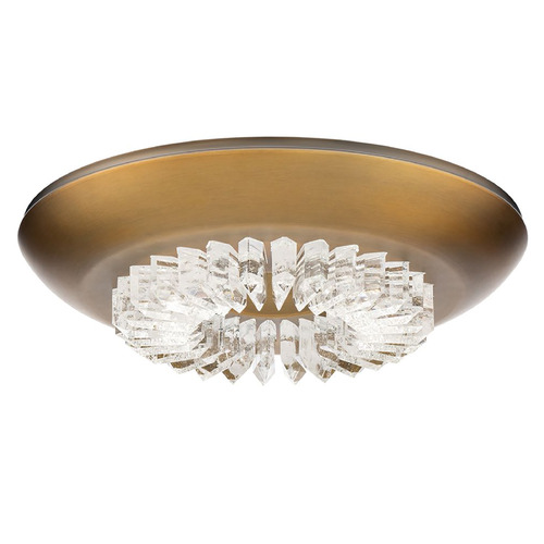 Schonbek Worldwide Lighting Bellaire Aged Brass LED Flushmount Light