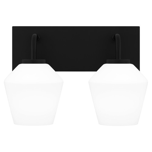 Quoizel Lighting Nielson Matte Black Bathroom Light