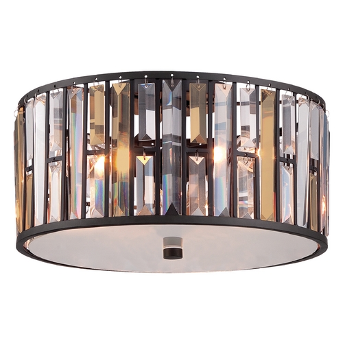 Fredrick Ramond Hinkley Gemma Vintage Bronze Flushmount Light FR33731VBZ