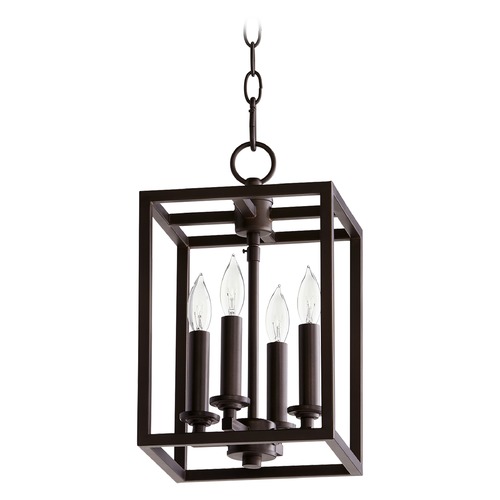 Quorum Lighting Oiled Bronze Pendant by Quorum Lighting 6731-4-186