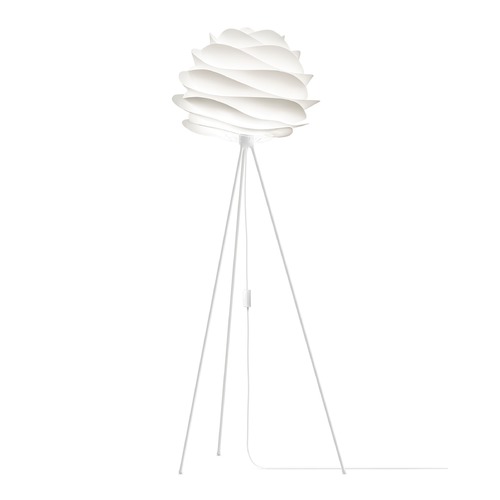 UMAGE UMAGE Matte White Floor Lamp with Abstract Shade 2056_4011