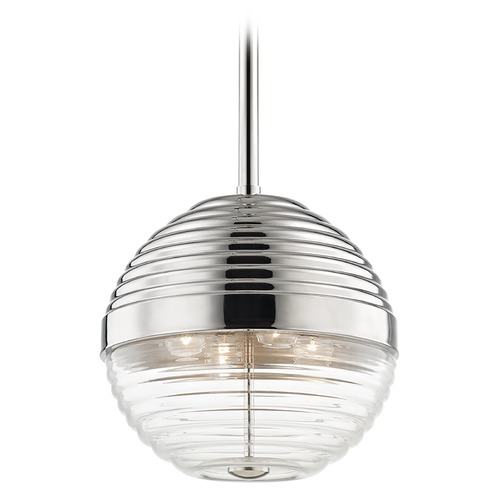 Hudson Valley Lighting Easton Polished Nickel Pendant by Hudson Valley Lighting 1214-PN