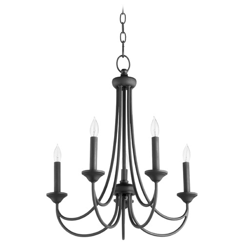 Quorum Lighting Brooks Noir Chandelier by Quorum Lighting 6250-5-69