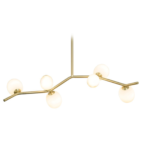 Hampton 38-Inch Brushed Brass Linear Light by Avenue Lighting
