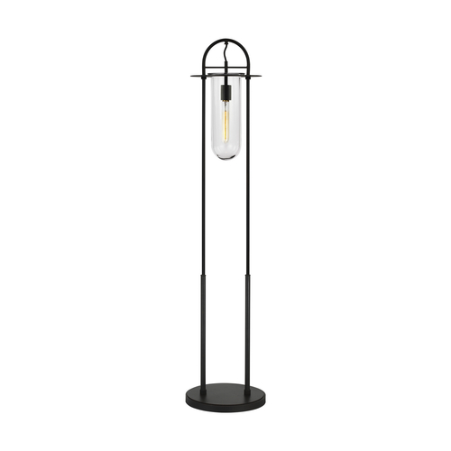 Visual Comfort Studio Collection Kelly Wearstler Nuance 54-Inch Tall Aged Iron LED Floor Lamp by Visual Comfort Studio KT1031AI1