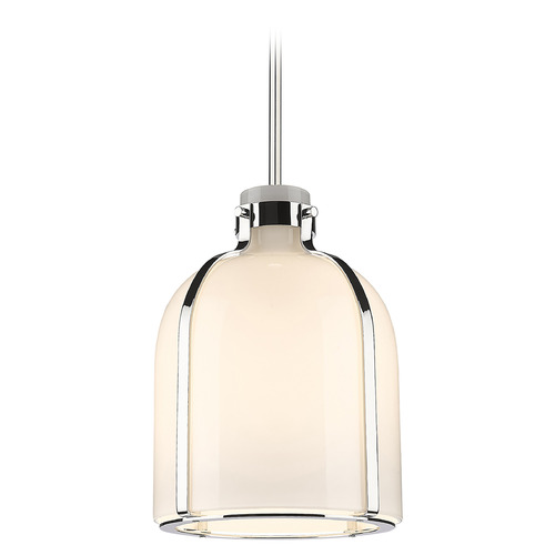 Z-Lite Pearson Polished Nickel Mini Pendant by Z-Lite 818-9PN