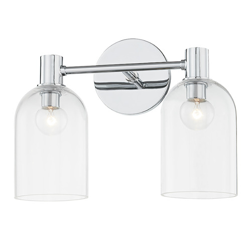 Mitzi by Hudson Valley Mitzi Kinsley Polished Chrome 2-Light Vanity H678302-PC
