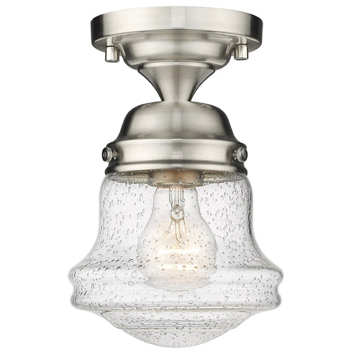 Vaughn Brushed Nickel Flush Mount by Z-Lite