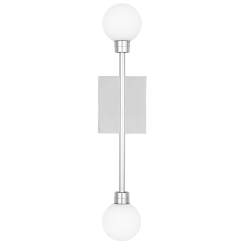 Mara LED Wall Sconce in Polished Nickel by Visual Comfort Modern