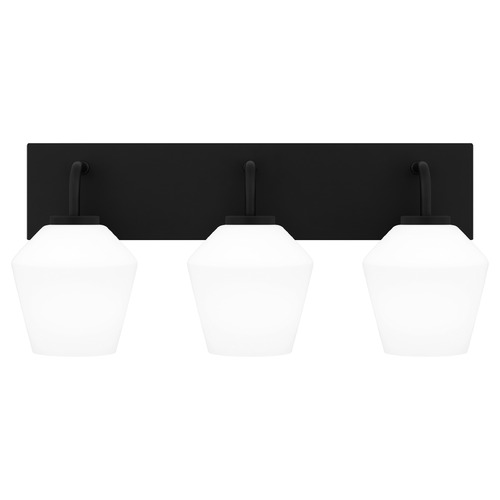 Quoizel Lighting Nielson Matte Black Bathroom Light