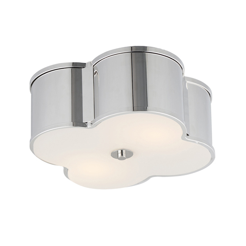 Clover 2-Light Flush Mount in Polished Nickel by Maxim Lighting
