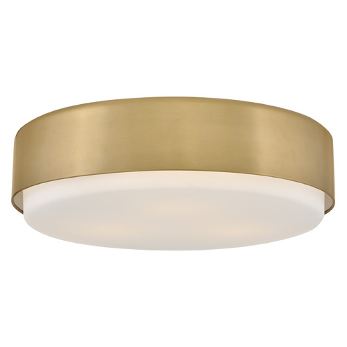 Hinkley Cedric Lacquered Brass LED Flushmount Light