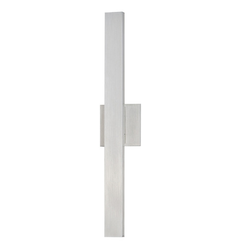 Et2 Alumilux Line 5cct Satin Aluminum LED Outdoor Wall Light