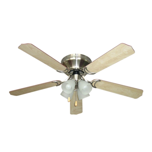 Craftmade Lighting Brilliante 52-Inch Fan in Brushed Nickel by Craftmade Lighting BRC52BNK5C