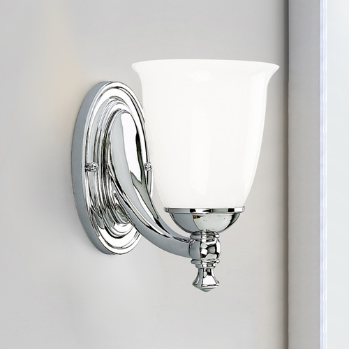 Victorian 8.75-Inch Wall Sconce in Chrome by Progress Lighting