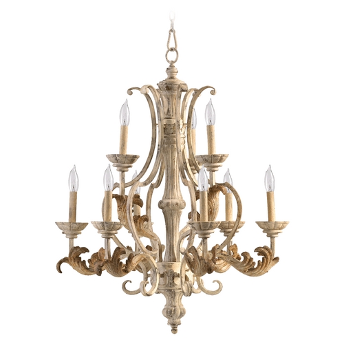 Quorum Lighting Florence Persian White Chandelier by Quorum Lighting 6037-9-70