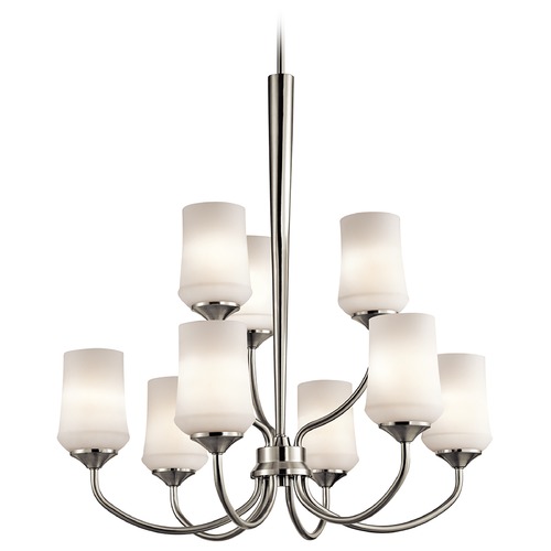 Kichler Lighting Aubrey 28.75-Inch Chandelier in Brushed Nickel by Kichler Lighting 43666NI