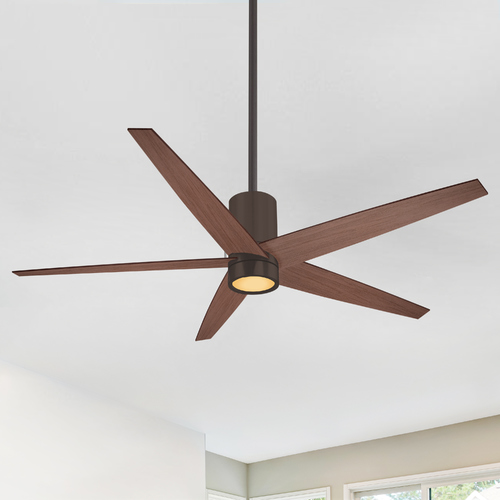 Symbio 56-Inch LED Fan in Oil Rubbed Bronze by Minka Aire