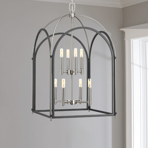 Westfall Graphite & Brushed Nickel Pendant by Progress Lighting