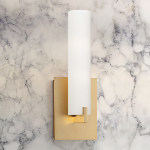 Tube Honey Gold LED Sconce by George Kovacs