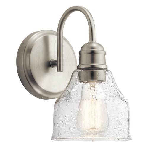 Kichler Lighting Avery Brushed Nickel Sconce by Kichler Lighting 45971NI