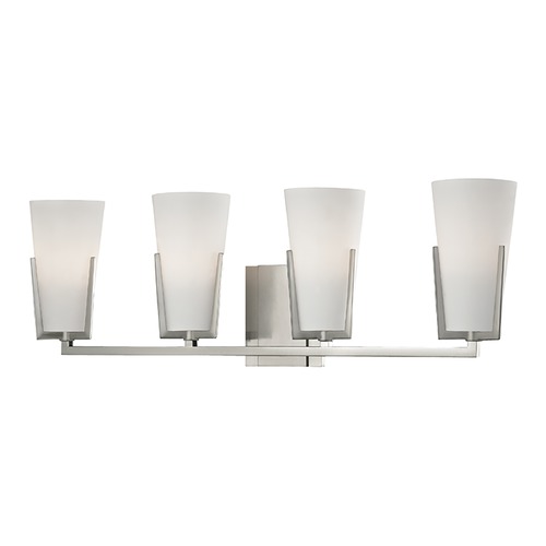 Hudson Valley Lighting Upton Satin Nickel Bathroom Light by Hudson Valley Lighting 1804-SN