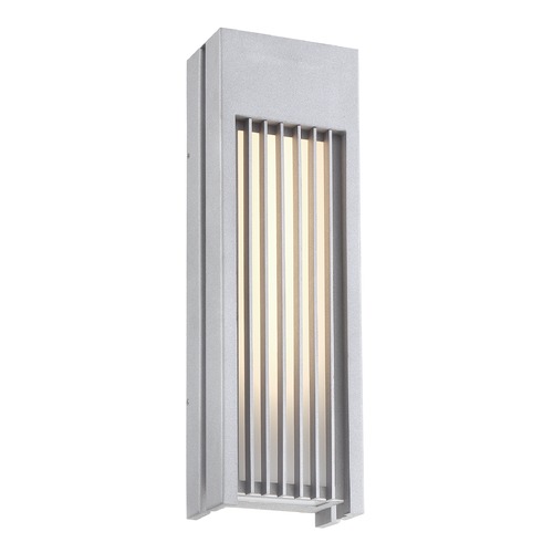 George Kovacs Lighting Midrise LED Sconce in Sand Silver by George Kovacs P1753-295-L