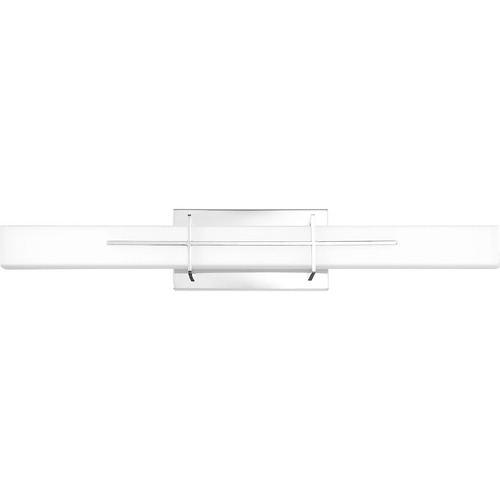 Giselle 28.25-Inch LED Vanity Light in Chrome by Quoizel Lighting