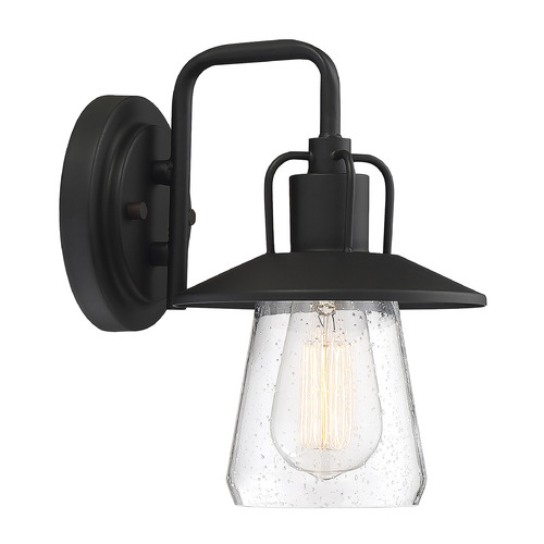 10.5-Inch High Outdoor Wall Light in Black by Meridian