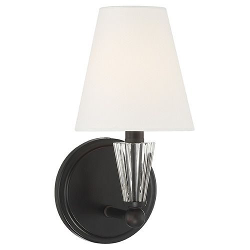 Meridian 11.50-Inch Wall Sconce in Matte Black by Meridian M90102MBK