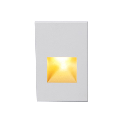 White LED Recessed Step Light with Amber LED by WAC Lighting