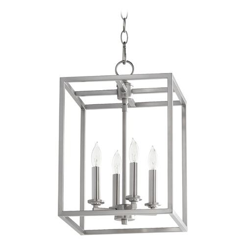 Quorum Lighting Satin Nickel Pendant by Quorum Lighting 6731-4-65