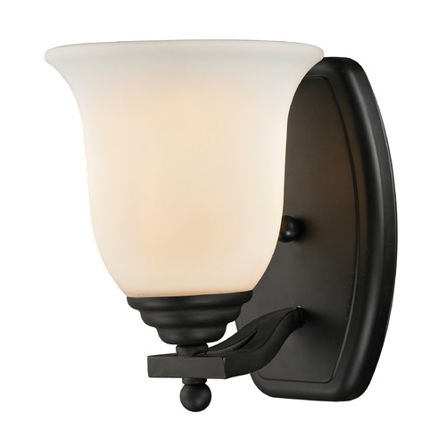 Z-Lite Lagoon Matte Black Sconce by Z-Lite 703-1V-MB