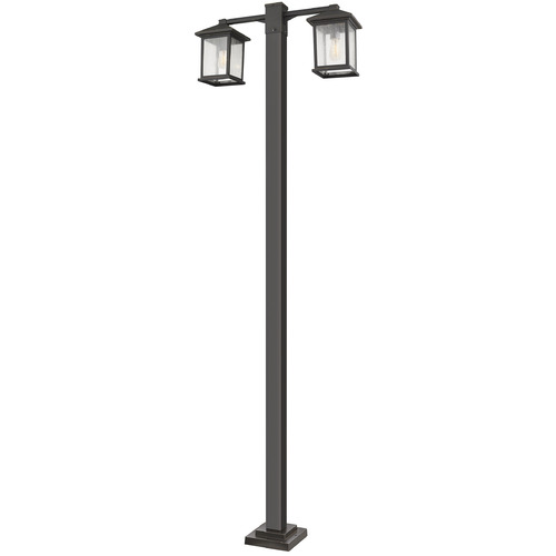 Z-Lite Portland Oil Rubbed Bronze Post Light by Z-Lite 531-2-536P-ORB