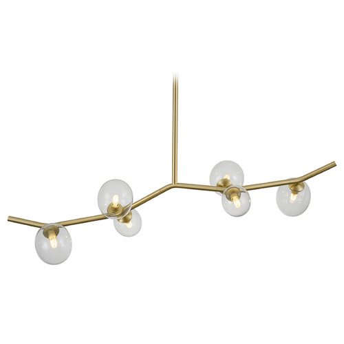 Hampton 38-Inch Brushed Brass Linear Light by Avenue Lighting