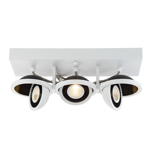 Eurofase Lighting Vision White & Black LED Flush Mount by Eurofase Lighting 29488-018