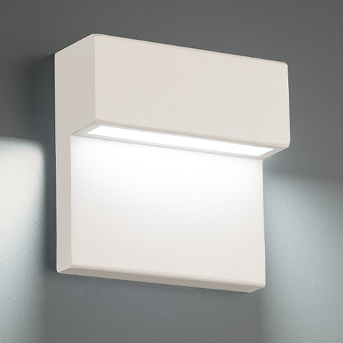 Balance 6-Inch Outdoor LED ADA Wall Light White 3500K 3CCT by WAC Lighting