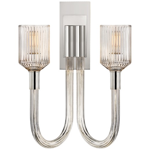 Kelly Wearstler Reverie Sconce in Polished Nickel by Visual Comfort Signature