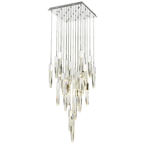 Original Aspen 25-Light LED Multi-Light Pendant in Chrome by Avenue Lighting